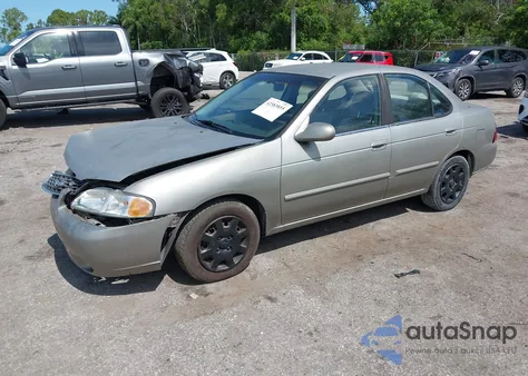 2001 Nissan Sentra Gxe from USA, damaged, VIN 3N1CB51D31L424107
